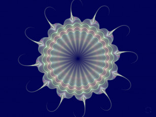 Картинка 3д графика fractal фракталы абстракция узор