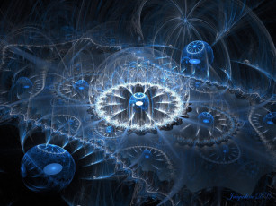 Картинка 3д графика fractal фракталы абстракция узор