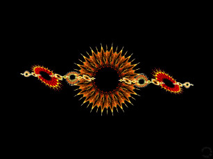 Картинка 3д графика fractal фракталы узор абстракция