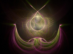 Картинка 3д графика fractal фракталы узор абстракция