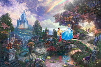 Картинка thomas kinkade рисованные золушка cinderella