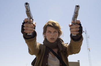 обоя кино, фильмы, resident, evil, exctinction, фильм