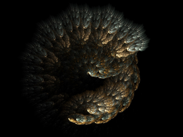 Обои картинки фото 3д, графика, fractal, фракталы, абстракция, узор, тёмный