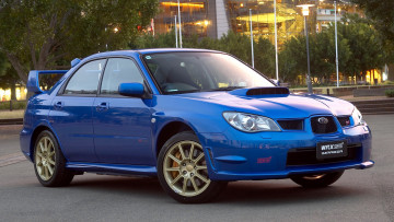 Картинка subaru impreza автомобили автомобиль скорость стиль мощь