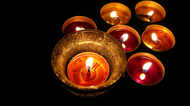 Обои картинки фото разное, свечи, пламя