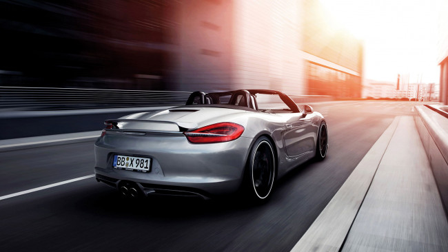 Обои картинки фото porsche, boxster, автомобили, автомобиль, стиль, мощь, скорость