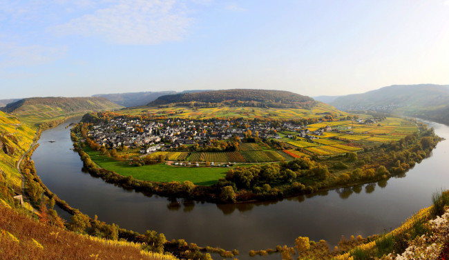 Обои картинки фото германия, пюндерих, города, пейзажи, панорама