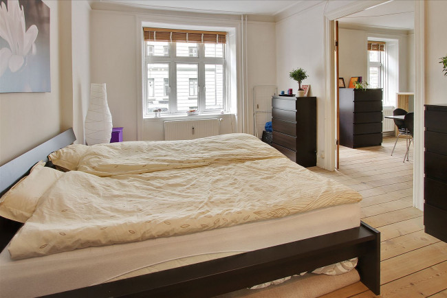 Обои картинки фото интерьер, спальня, кровать