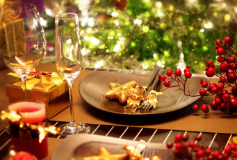 Картинка праздничные -+разное+ новый+год new year фужеры украшения бокалы шарики праздник christmas рождество новый год