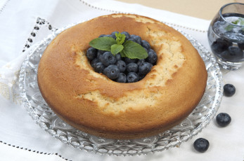 Картинка еда пирожные +кексы +печенье кекс голубика