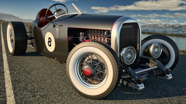 Обои картинки фото автомобили, 3д, автомобиль