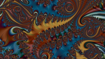 Картинка 3д+графика фракталы+ fractal узор фон цвета