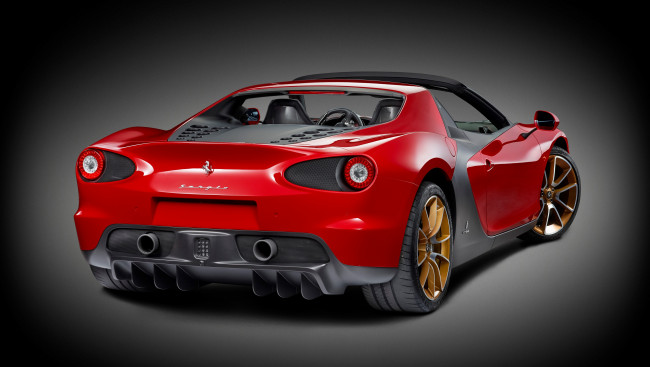 Обои картинки фото автомобили, ferrari, красный, 2014, г, sergio