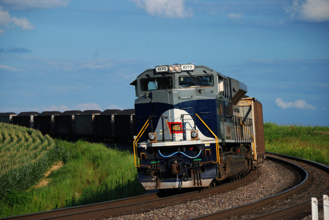 Обои картинки фото техника, поезда, состав, локомотив, дорога, железная