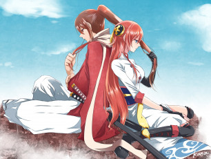 Картинка аниме gintama арт гинтама