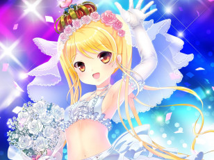 Картинка аниме unknown +другое girlfriend cars цветы фон взгляд девушка