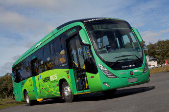 Картинка автомобили автобусы hibribus marcopolo viale brt