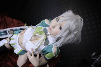 Картинка разное cosplay+ косплей девушка азиатка ракурс костюм блондинка японка