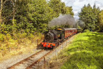 Картинка техника паровозы дорога железная паровоз рельсы