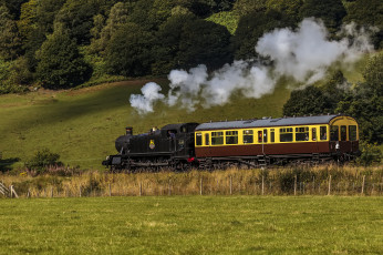 Картинка техника паровозы рельсы дорога железная паровоз