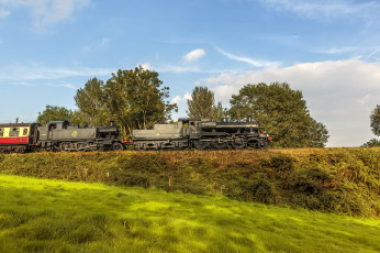 обоя техника, паровозы, железная, паровоз, рельсы, дорога