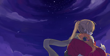 Картинка аниме gintama арт пара объятия