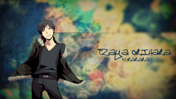 Картинка аниме durarara изая орихара