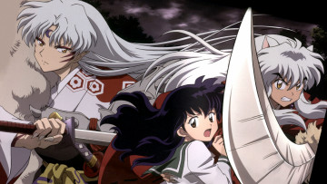 Картинка аниме inuyasha кагоме сешимару инуяша арт