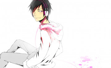 Картинка аниме durarara арт изая орихара