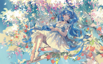 Картинка аниме vocaloid hatsune miku девушка арт rrr627470487