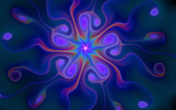 Картинка 3д+графика фракталы+ fractal узор цвета фон