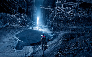 Картинка фэнтези романтика+апокалипсиса шлем девушка ariane saint-amour апокалипсис