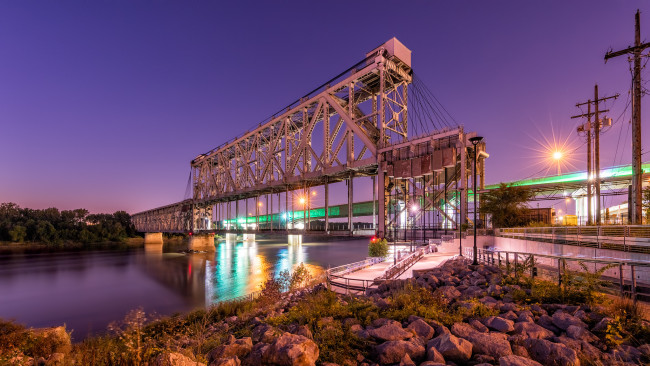 Обои картинки фото города, - мосты, мост, река