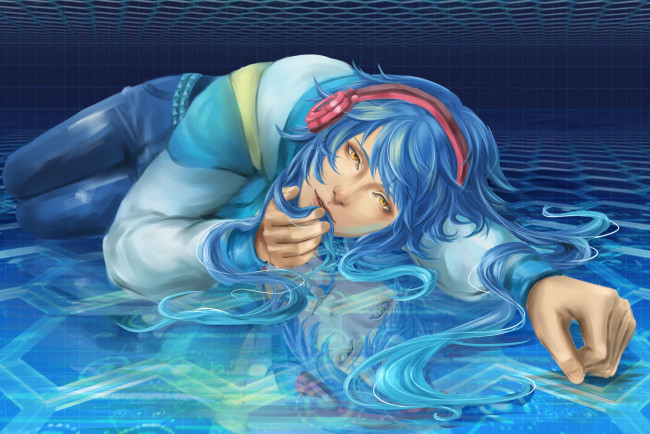 Обои картинки фото аниме, dramatical murder, драматическое, убийство, аоба