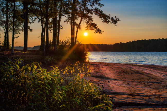 Обои картинки фото природа, восходы, закаты, рассвет