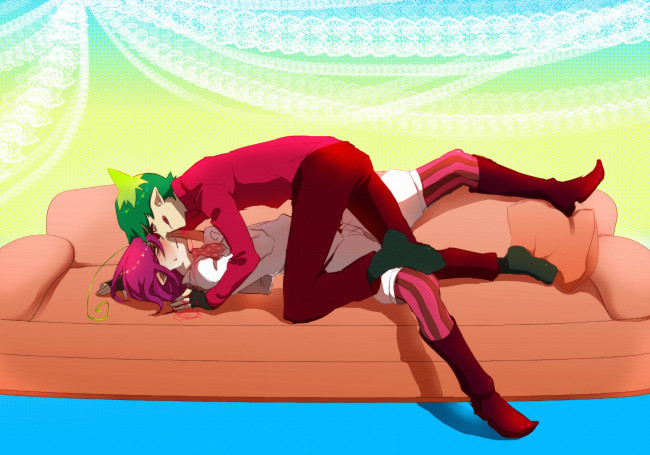 Обои картинки фото аниме, ao no exorcist, демоны, парни, рин, синий, экзорцист, арт, фон