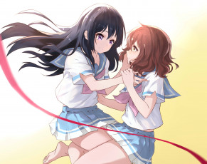 Картинка аниме sound+horizon девушки взгляд фон