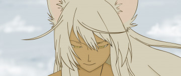 Картинка аниме bakemonogatari взгляд девушка фон