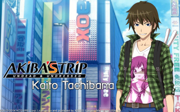 Картинка akiba`s+trip аниме +undead+&+undressed взгляд фон