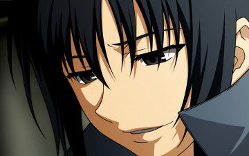 Картинка аниме canaan парень взгляд фон