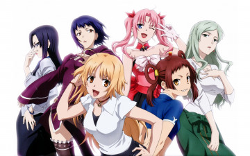 Картинка аниме canaan взгляд фон девушки