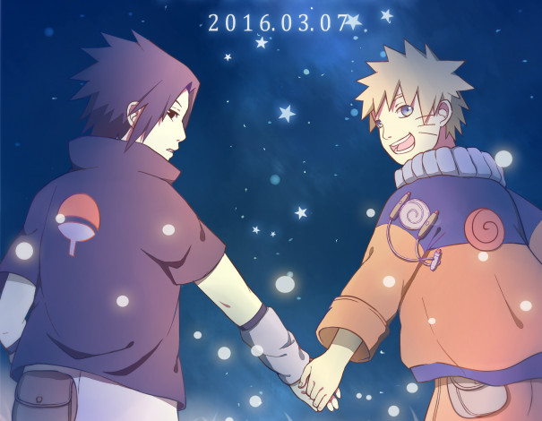 Обои картинки фото аниме, naruto, наруто, саске