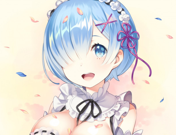 Обои картинки фото аниме, re,  zero kara hajimeru isekai seikatsu, rem