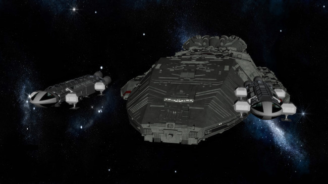 Обои картинки фото фэнтези, космические корабли,  звездолеты,  станции, космический, корабль, полет, вселенная