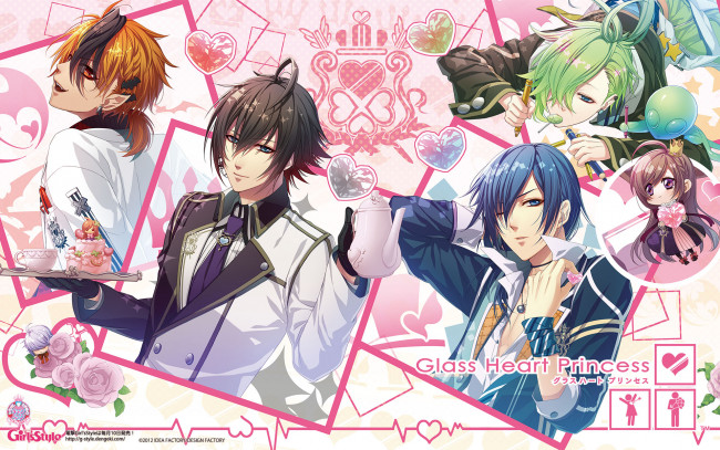 Обои картинки фото аниме, glass heart princess, персонаж