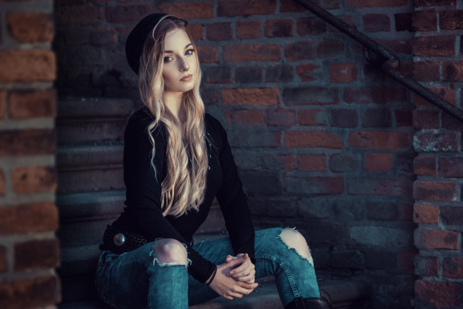 Обои картинки фото девушки, -unsort , блондинки, лицо, взгляд