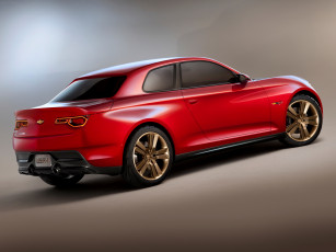 обоя chevrolet code 130r concept 2012, автомобили, chevrolet, красный, 2012, concept, 130r, code