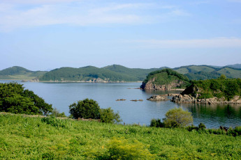 Картинка бухта+анна природа побережье бухта анна приморье россия