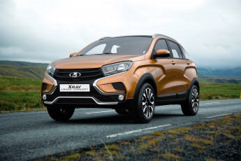 обоя lada xray cross concept 2016, автомобили, ваз, lada, xray, cross, concept, 2016