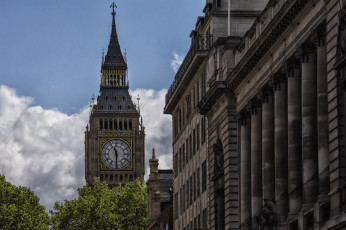 Картинка big+ben города лондон+ великобритания простор